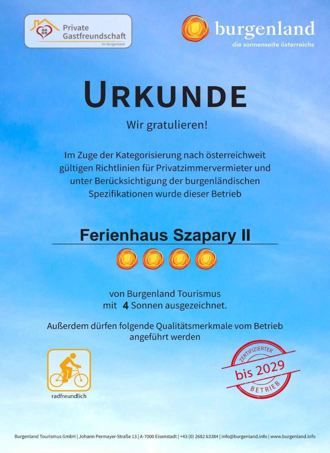 Ferienhaus Szapary II Eisenberg an der Pinka エクステリア 写真